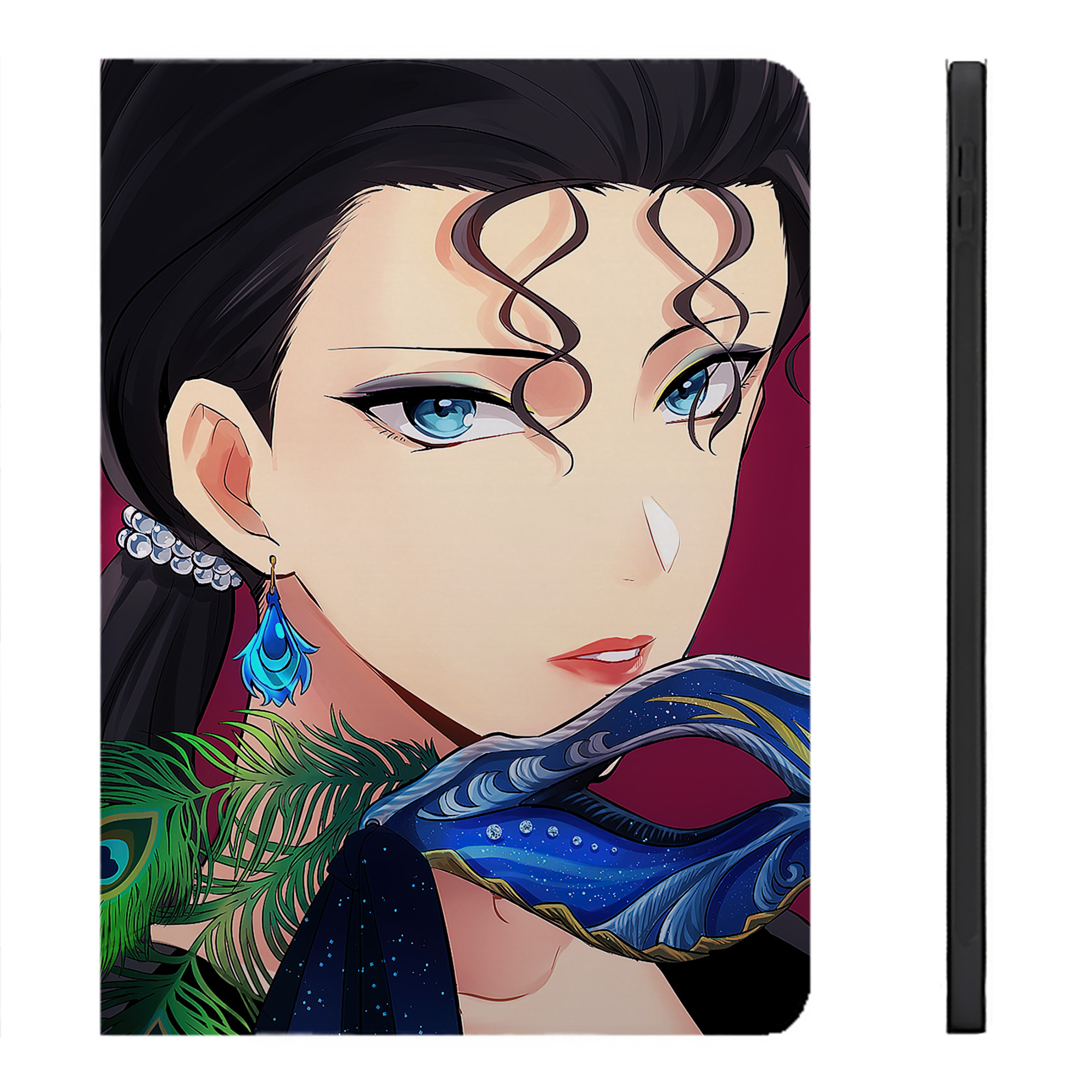 （画像用） 名探偵コナン Detective Conan IPadケース ペンホルダー付き ブックスタイルデザイン